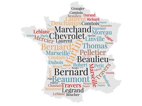 french canadian surnames list.